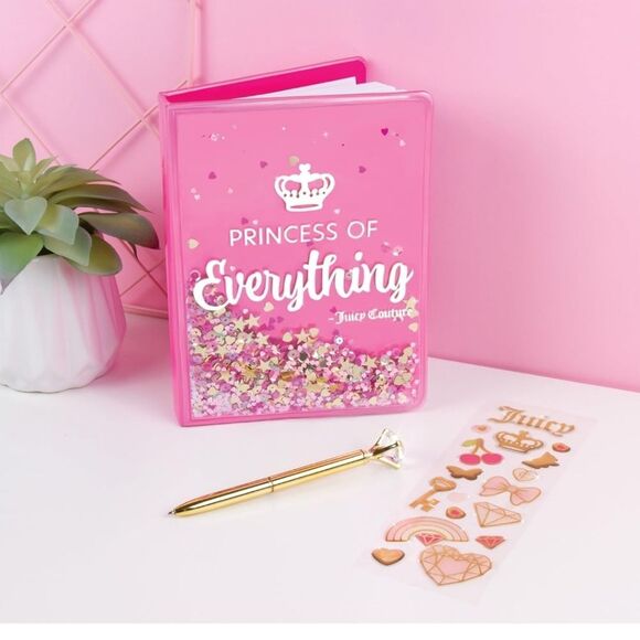 Juicy Couture Make It Real Princess Of Everything 19-PC Boxed Journal & Pen Set - Picture 2 of 11